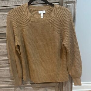 Jessica Simpson Camel Crew Neck Sweater